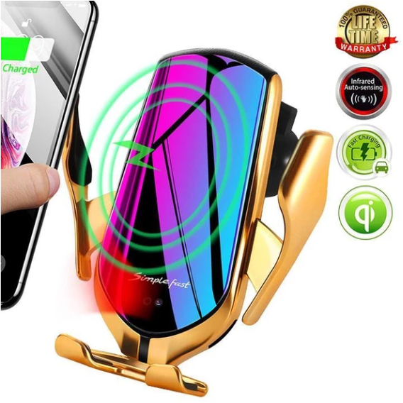 【Last Day 60% OFF】--Wireless Automatic Sensor Car Phone Holder and Charger