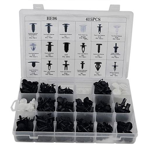 【50% OFF & Buy 2 Free Shipping】415 PCS Auto Fastener Series (18 Kinds Mixed )