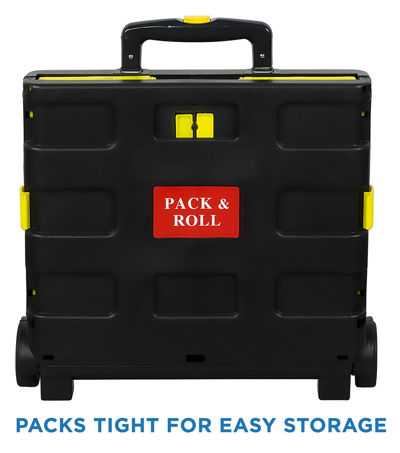 Rolling utility carts on wheels, folding and collapsible hand boxes, 55 lb capacity！Install it!
