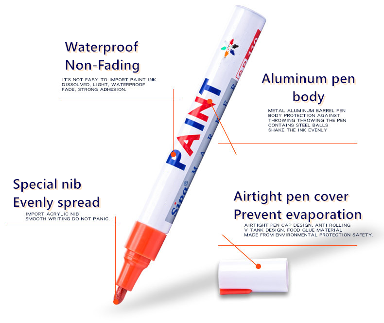 Waterproof, Non-Fading for one year Tire Paint Pen(BUY 5 FREE SHIPPING!)